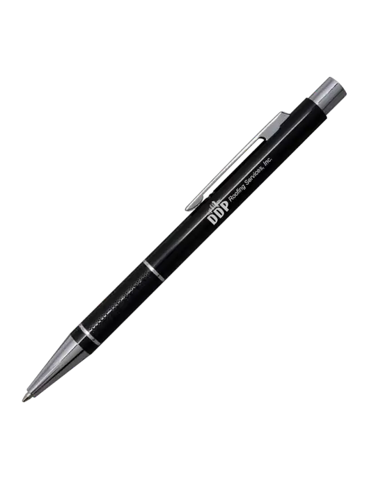 St George Black Pen - Blue Ink w/DDP Roofing Services Logo