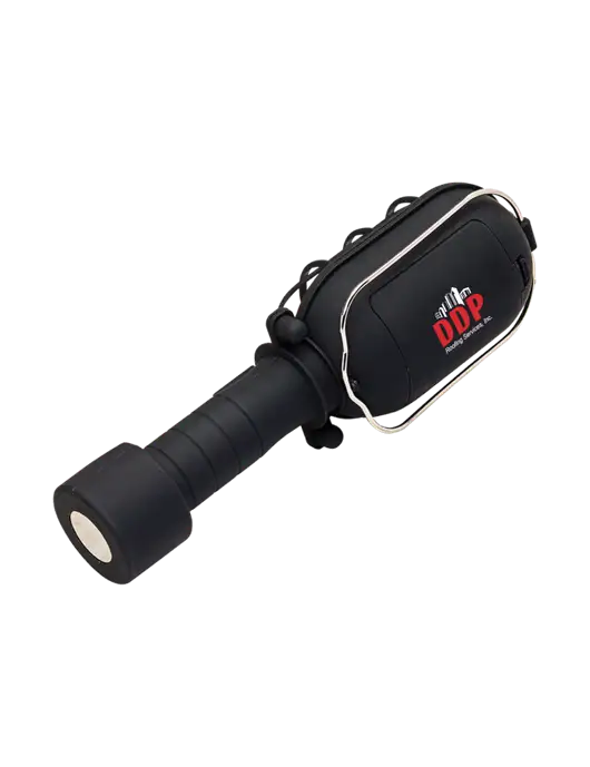 Black Magnum Worklight w/DDP Roofing Services Logo