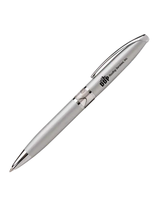 Illusion Silver Pen - Black Ink w/DDP Roofing Services Logo