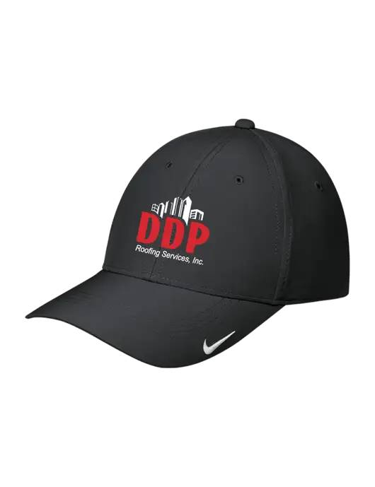 Nike Black Dri-FIT Legacy Cap w/DDP Roofing Services Logo