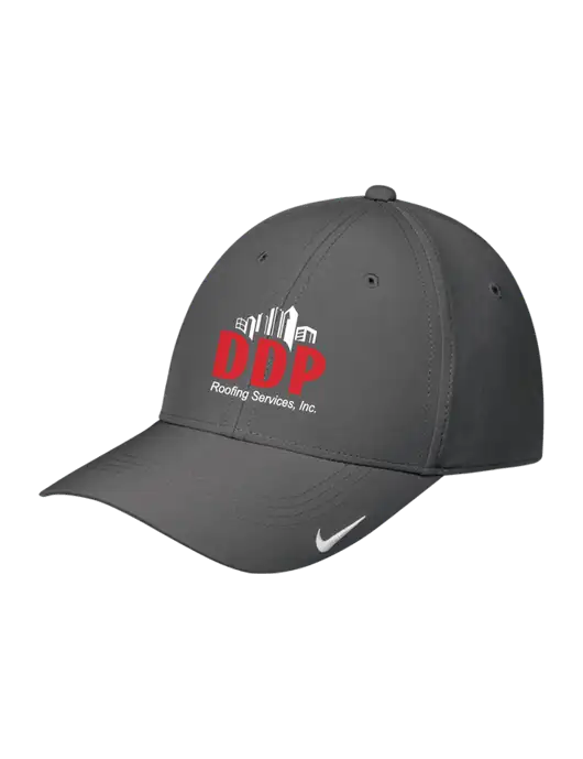 Nike Dark Grey Dri-FIT Legacy Cap w/DDP Roofing Services Logo