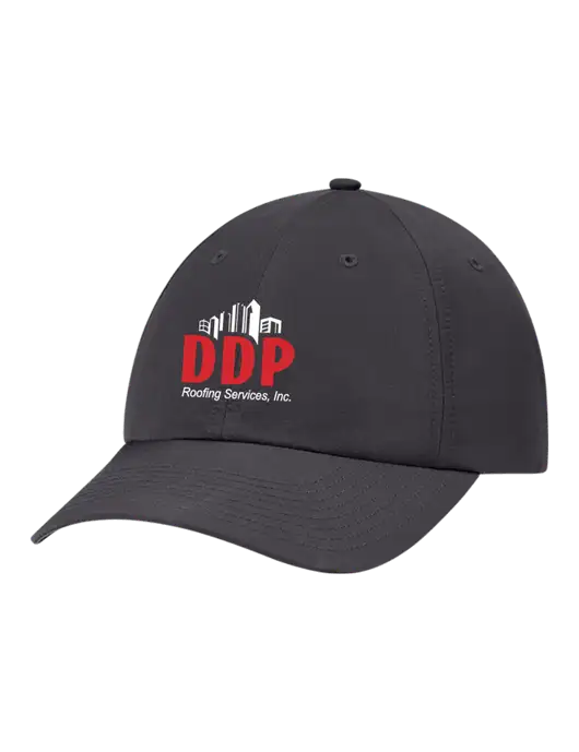 Richardson Relaxed Performance Lite Dark Grey Cap w/DDP Roofing Services Logo