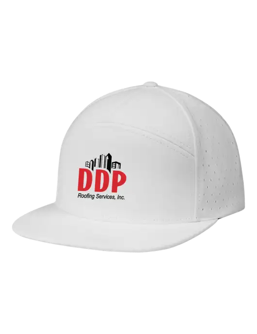 Richardson White Cannon Cap w/DDP Roofing Services Logo