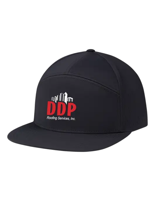 Richardson Black Cannon Cap w/DDP Roofing Services Logo