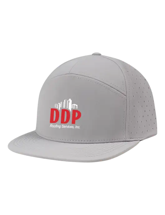 Richardson Light Grey Cannon Cap w/DDP Roofing Services Logo
